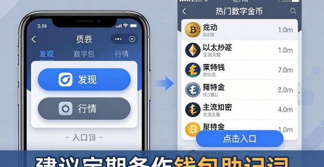 imToken 1.0版：三步查看热门数字货币